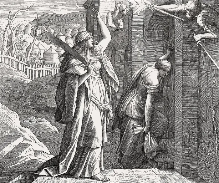 Framed Print : Judith Returns to Bethulia, Old Testament