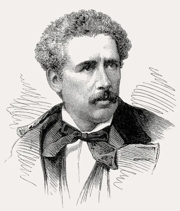 Framed Print : Jules-Louis-Olivier Metra, 1830 - 1889
