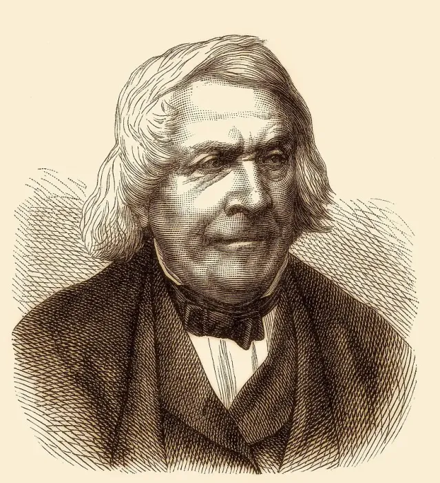 Framed Print : Jules Michelet, 1798 - 1874, a French historian