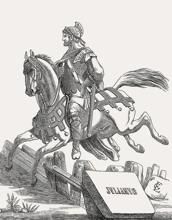 Framed Print : Julian or Julian the Apostate, Roman Emperor from 361 to 363 Framed Print : Julian or Julian the Apostate, Roman Emperor from 361 to 363