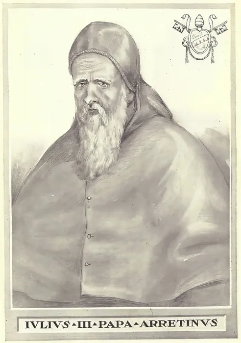 Framed Print : Julius III (born 10 September 1487 as Giovanni Maria Ciocchi Del Monte in Rome)