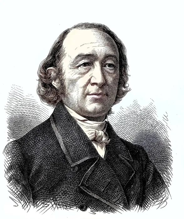 Framed Print : Julius Sturm, 1816 - 1896, German poet