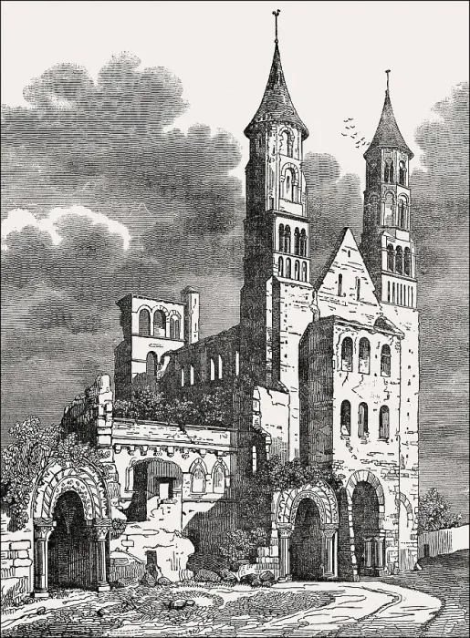 Framed Print : Jumieges Abbey was a Benedictine monastery