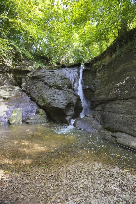 Framed Print : Junginger GieB, Starzel waterfall Framed Print : Junginger GieB, Starzel waterfall