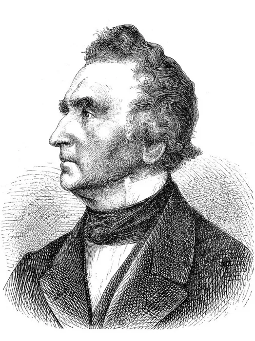 Framed Print : Justus Liebig, from 1845 Justus Freiherr von Liebig