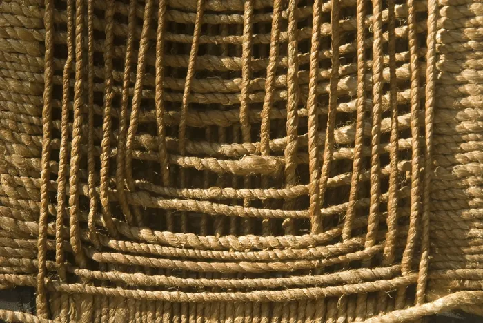 Framed Print : Jute chair in morning light at Varun farm