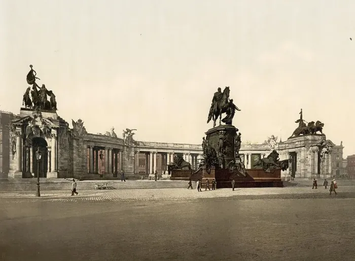 Framed Print : The Kaiser Wilhelm Monument in Berlin Framed Print : The Kaiser Wilhelm Monument in Berlin