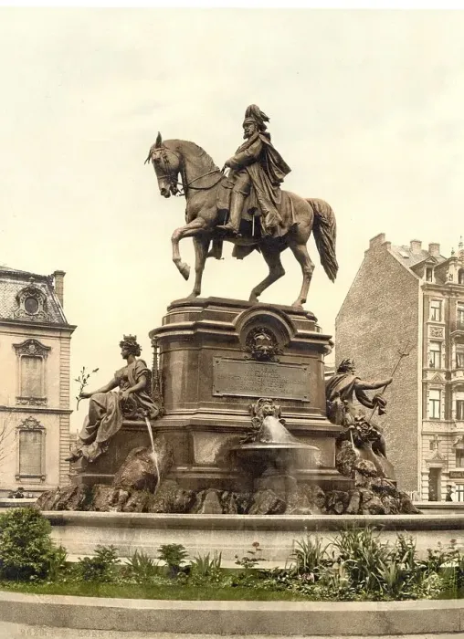 Framed Print : The Kaiser Wilhelm Monument in Cologne on the Rhine Framed Print : The Kaiser Wilhelm Monument in Cologne on the Rhine