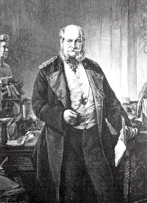 Framed Print : Kaiser Wilhelm in his study, Wilhelm I Framed Print : Kaiser Wilhelm in his study, Wilhelm I