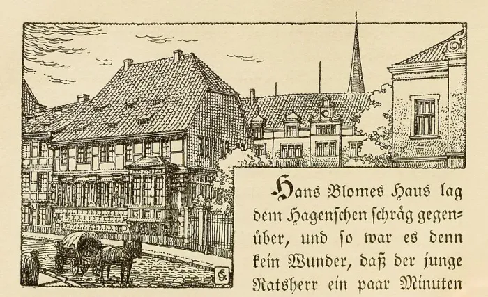 Framed Print : Kaiserhaus, historical town view
