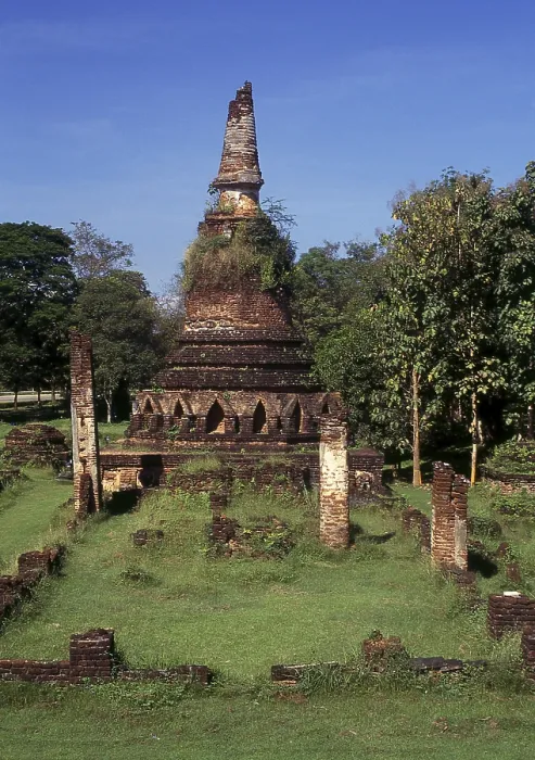 Framed Print : Kamphaeng Phet Historical Park in central Thailand was once part of the Sukhothai Kingdom that flourished in the 13th