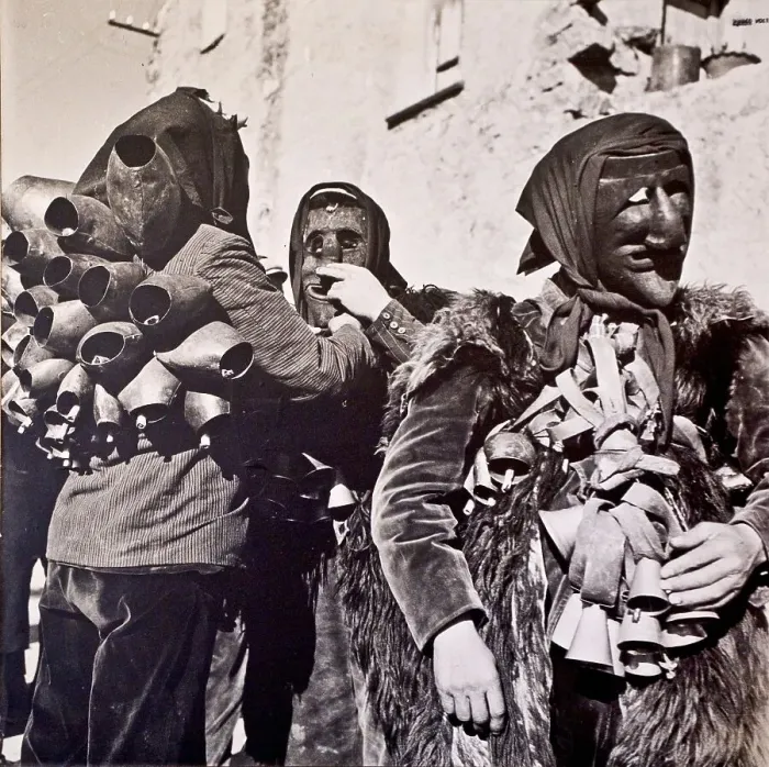 Framed Print : Kaneval masks of shepherds and farmers of Barbagia