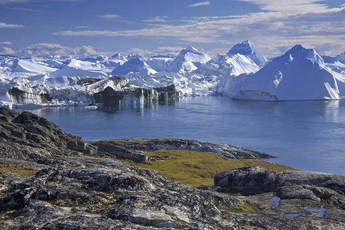 Framed Print : Kangia Icefjord, Disko-Bay, UNESCO-World Heritage Site