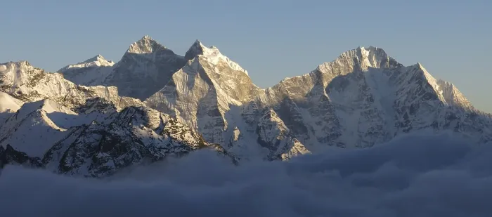 Framed Print : Kangtega and Thamserku, view from Kala Patthar