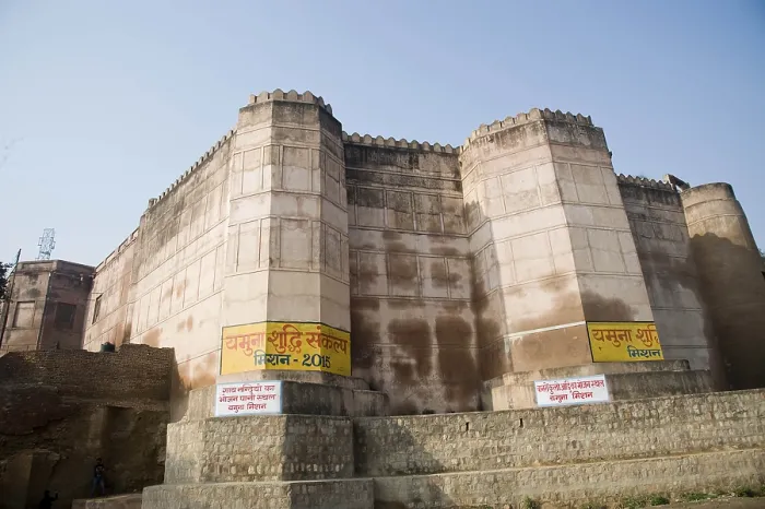 Framed Print : Kans fort in mathura, uttar pradesh, india, asia