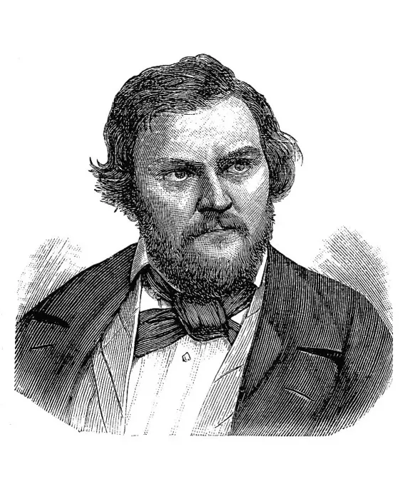 Framed Print : Karl August Traugott Vogt, also known as Carl Vogt
