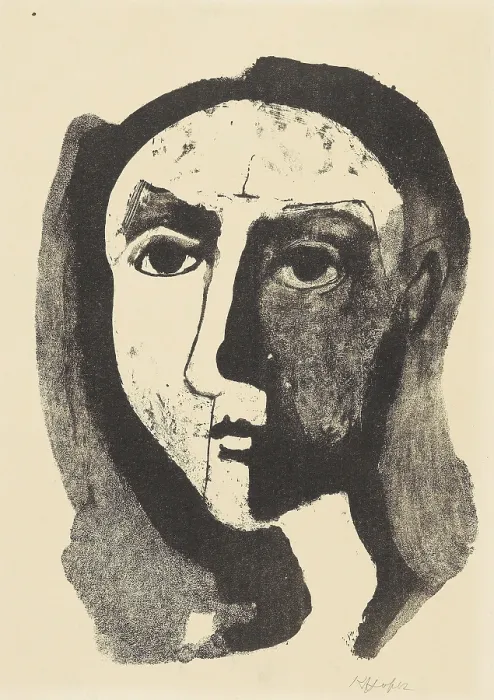 Framed Print : Karl Christian Ludwig Hofer, also Carl Hofer (born 11 October 1878)