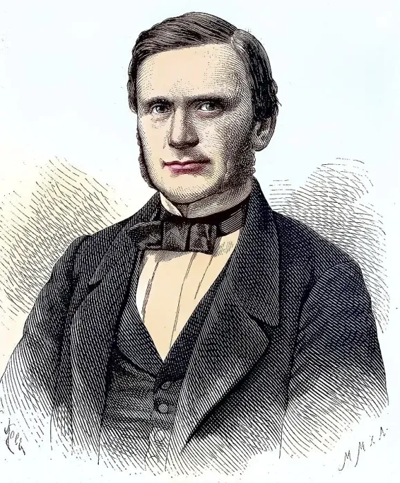 Framed Print : Karl David Wilhelm bush, 1826, 1881