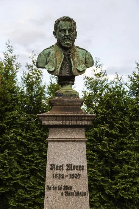 Framed Print : Karl Morre, monument, Bruck an der Mur