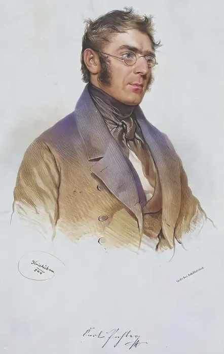 Framed Print : Karl Pichler (1811-1865), Czech writer Framed Print : Karl Pichler (1811-1865), Czech writer