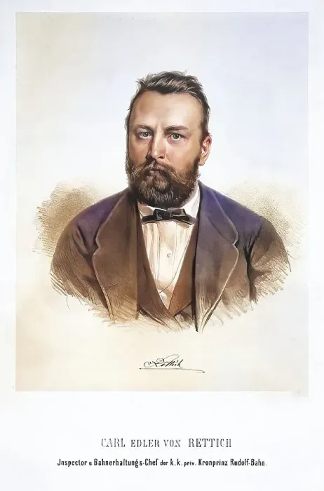 Framed Print : Karl von Rettich (born 1830), inspector and head of railway maintenance of the k Framed Print : Karl von Rettich (born 1830), inspector and head of railway maintenance of the k