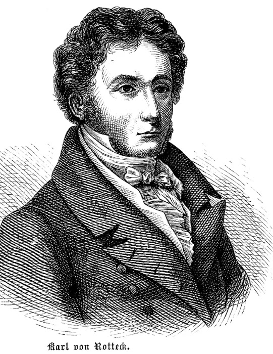 Framed Print : Karl Wenzeslaus Rodeckher von Rotteck