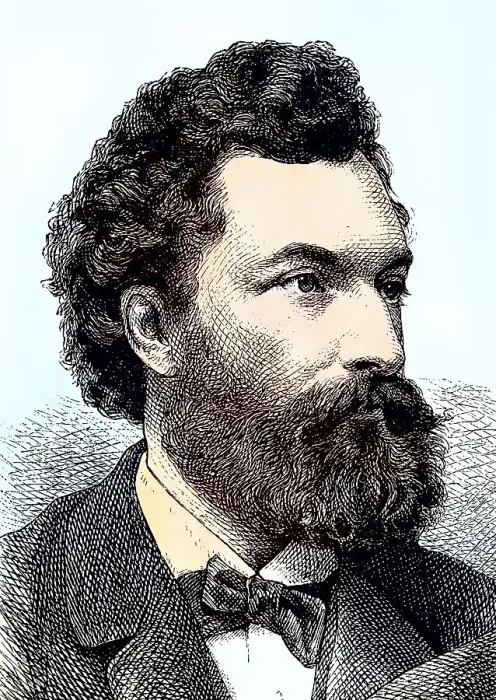 Framed Print : Karl Wolff, born 1850, journalist and newspaper editor in Transylvania