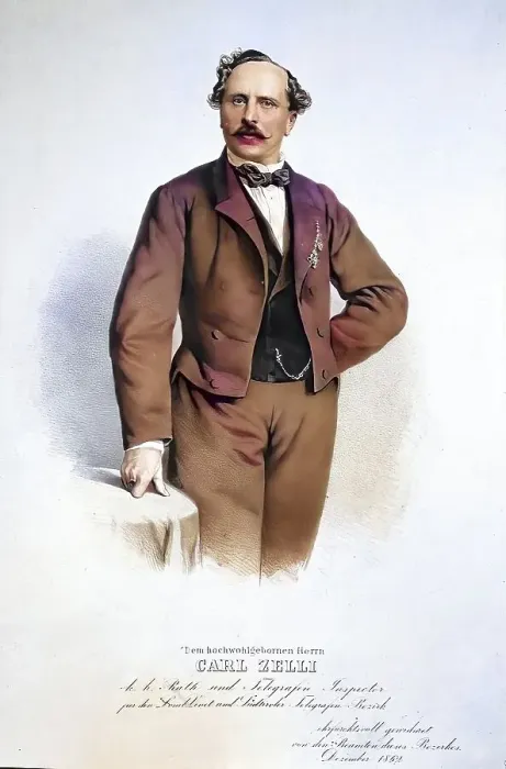 Framed Print : Karl Zelli (+ 1881), Imperial and Royal Councillor