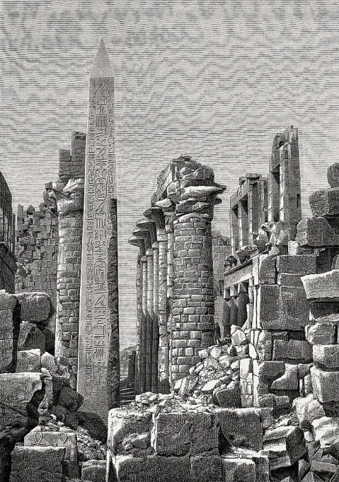 Framed Print : Karnak Temple Complex, near Luxor