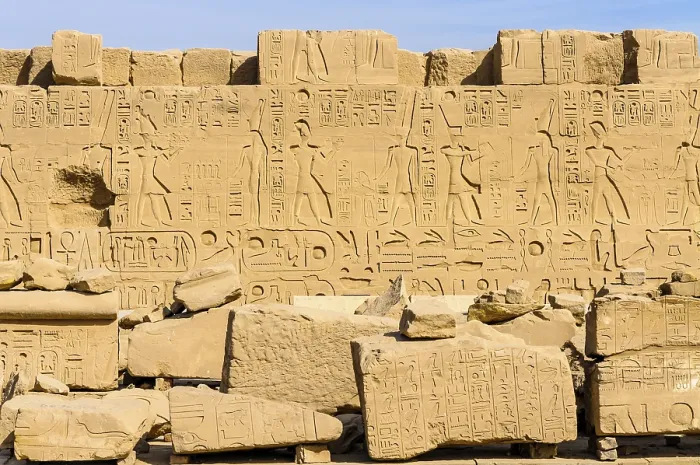 Framed Print : Karnak temple in Luxor, Egypt, Africa