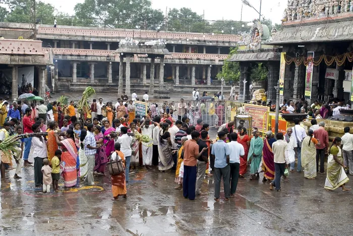 Framed Print : Karthigai Deepam festival in Arunachaleshwara temple dedicated to lord Shiva Chola Period 9th-13th century