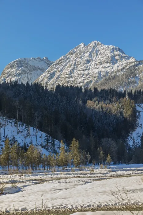 Framed Print : Karwendelmountains in the Eng valley