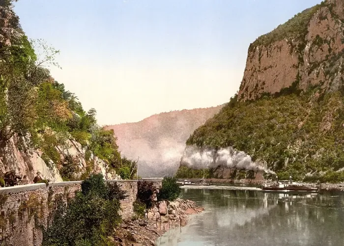 Framed Print : The Kasan Narrows, Iron Gate of the Danube, Hungary, Austro-Hungary, Austro-Hungarian Empire, Austrian-Hungarian Monarchy, today Serbia and Romania, Historical, around 1900, digitally restored reproduction from a 19th century original Framed Print : The Kasan Narrows, Iron Gate of the Danube, Hungary, Austro-Hungary, Austro-Hungarian Empire, Austrian-Hungarian Monarchy, today Serbia and Romania, Historical, around 1900, digitally restored reproduction from a 19th century original