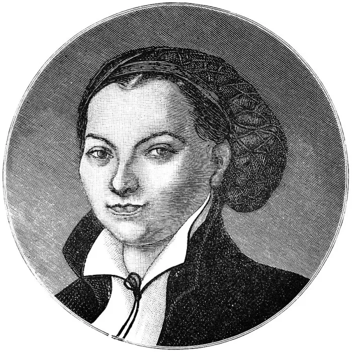 Framed Print : Katharina Luther, nee vom Bora, after Lucas Cranach 1525, woman, portrait, smiling, friendly, historical illustration 1883 Framed Print : Katharina Luther, nee vom Bora, after Lucas Cranach 1525, woman, portrait, smiling, friendly, historical illustration 1883
