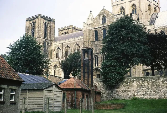 Framed Print : Kathedralkirche von Ripon, Ripon, North Yorkshire, England, UK 12. August 1972