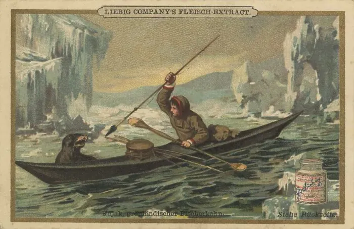Framed Print : Kayak, Greenlandic fishing boat