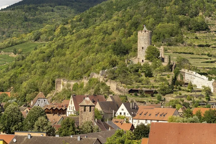 Framed Print : Kaysersberg Castle, Alsace, France