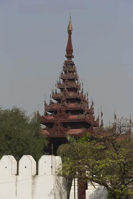 Framed Print : Keeping Tower of the Royal Palace, Mandalay Framed Print : Keeping Tower of the Royal Palace, Mandalay