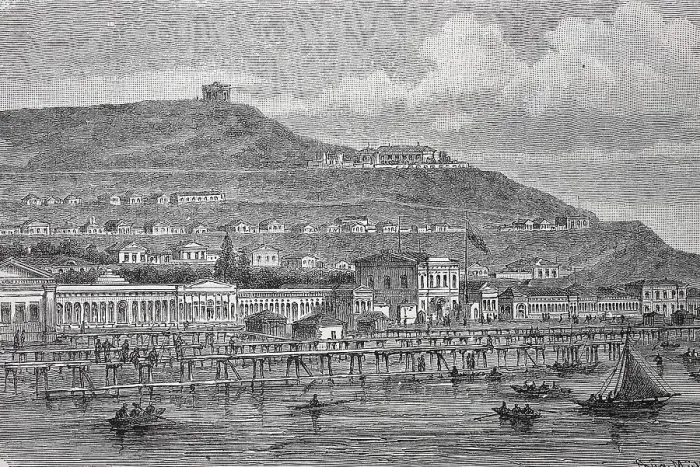 Framed Print : Kerch, a harbour town on the Kerch peninsula of the same name
