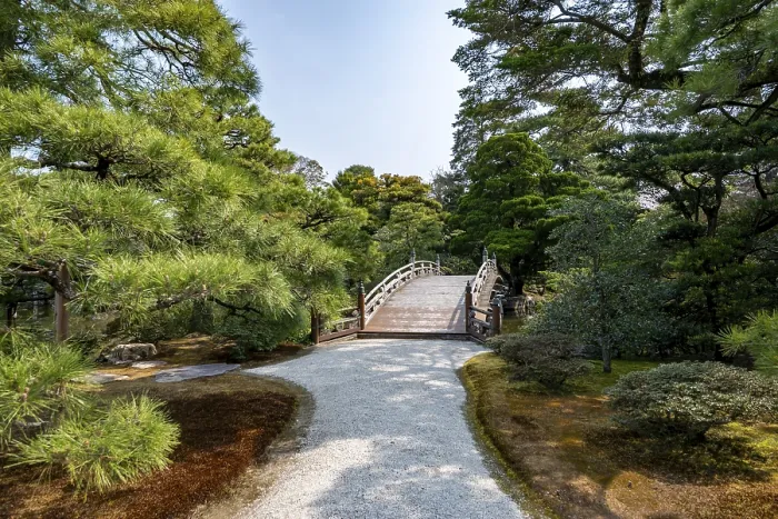 Framed Print : Keyaki Zelkova Bridge in Oikeniwa Garden Framed Print : Keyaki Zelkova Bridge in Oikeniwa Garden