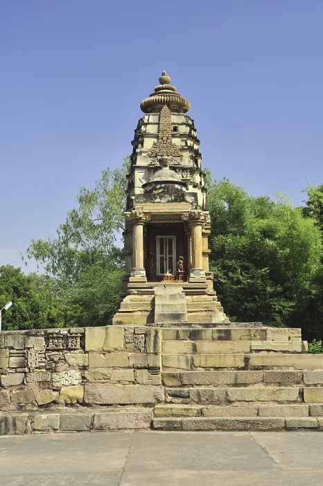 Framed Print : Khajuraho lakshmi temple in madhya pradesh india