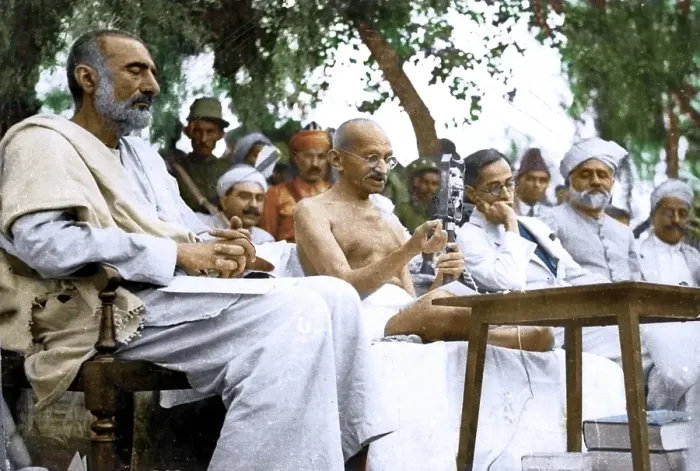 Framed Print : Khan Abdul Ghaffar Khan Mahatma Gandhi and others, India, Asia, May 1938, Asia Framed Print : Khan Abdul Ghaffar Khan Mahatma Gandhi and others, India, Asia, May 1938, Asia