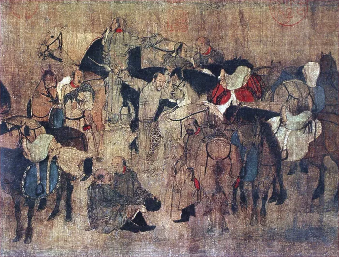 Framed Print : The Khitan people (or Khitai, Kitan)