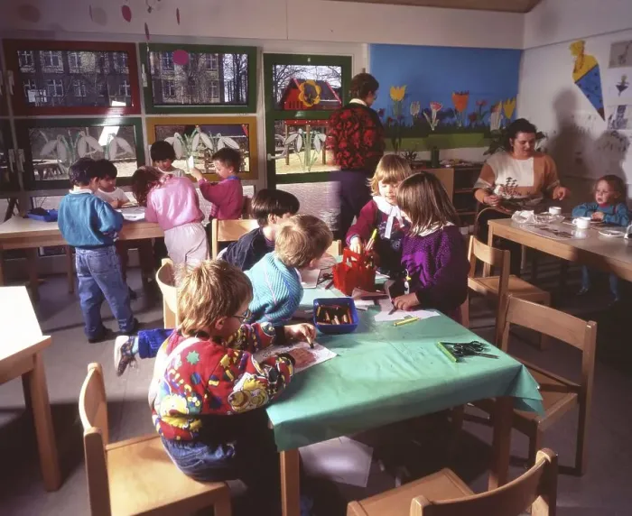 Framed Print : This kindergarten, here on 5.3