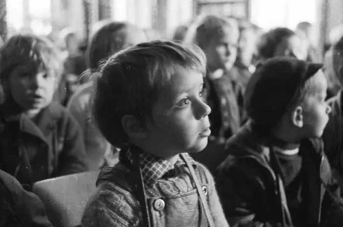 Framed Print : Kindergarten of the Minister Stein colliery in Dortmund in 1969