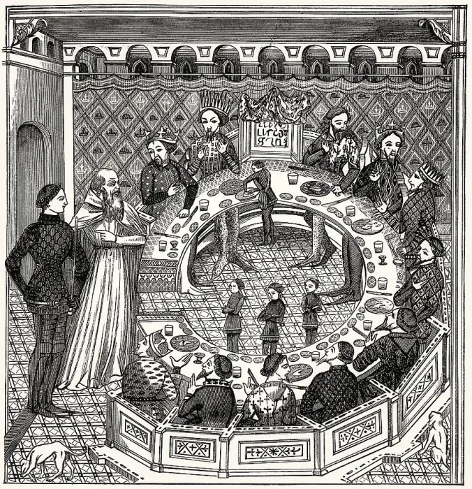 Framed Print : King Arthur and the knights of the round table Framed Print : King Arthur and the knights of the round table