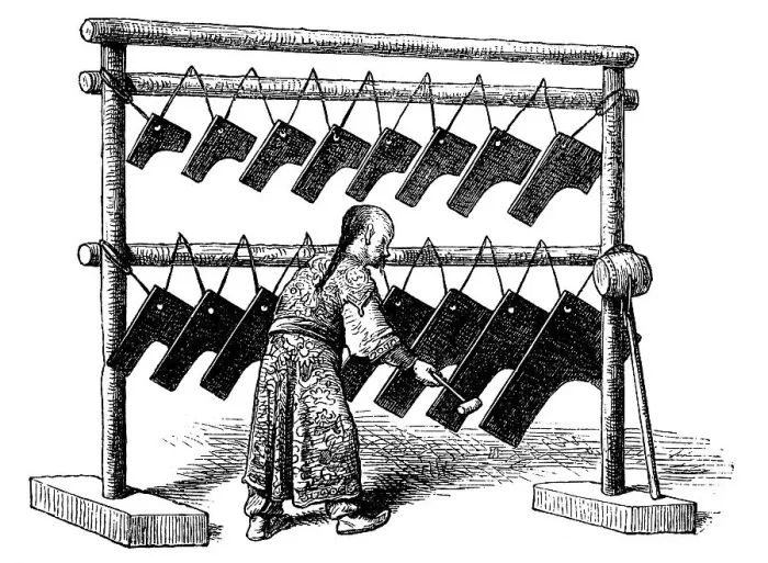 Framed Print : The King, historical Chinese musical instrument