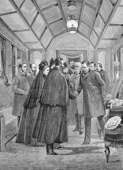 Framed Print : King Humbert, accompanied by Crispi Framed Print : King Humbert, accompanied by Crispi
