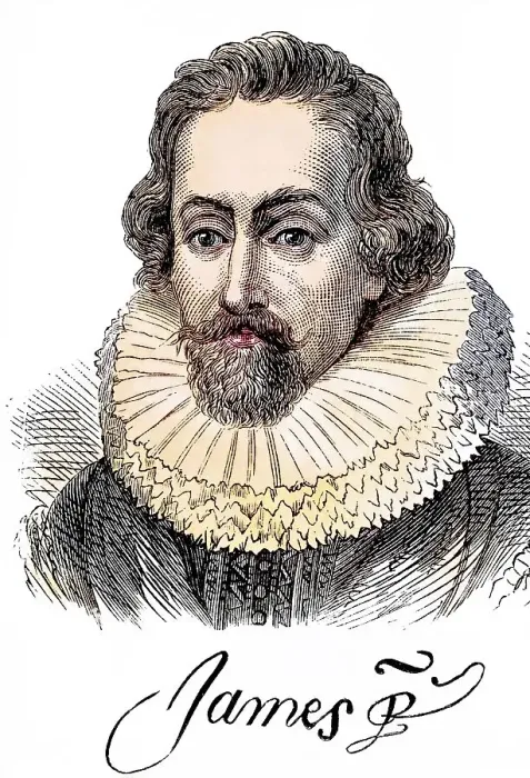 Framed Print : King James I of England 1566 to 1625