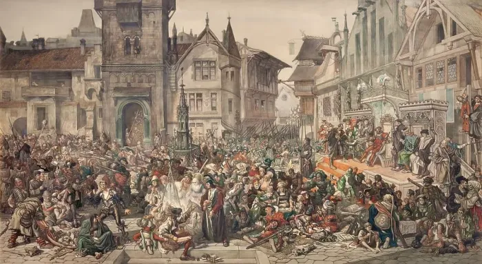 Framed Print : King John of Leiden, anabaptist dominion of Muenster Framed Print : King John of Leiden, anabaptist dominion of Muenster